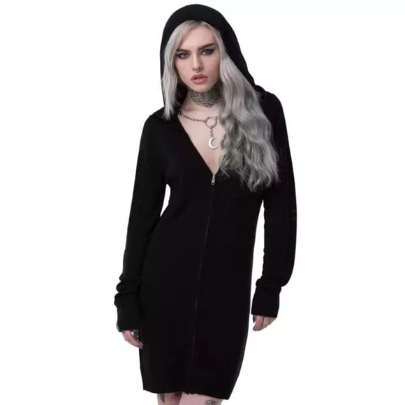 NWOT Killstar Stella Luna Cardigan M Goth Witchy Vamp Emo Celestial Whimsigoth - Picture 1 of 6